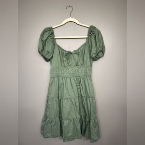 Francesca's Collections Sage Green Mini Dress